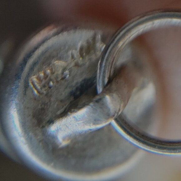 Heart Bracelet 1950 Gorham Sterling 14K WG Clasp 6 Fork Art Lily of The Valley - Picture 4 of 16